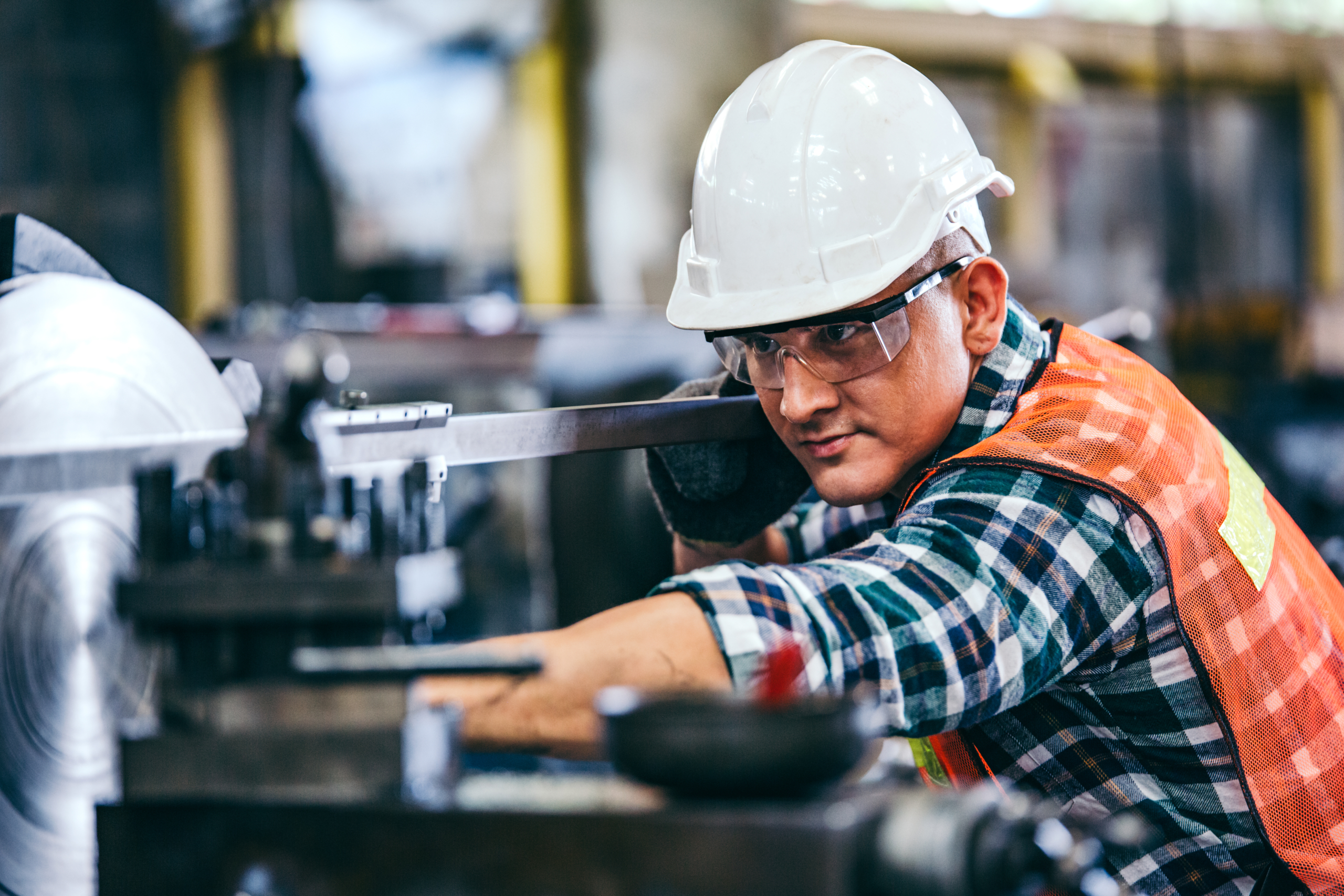 Male,Engineer,Metalworker,Industrial,Experienced,Operator,Technician,Worker,In,Safety