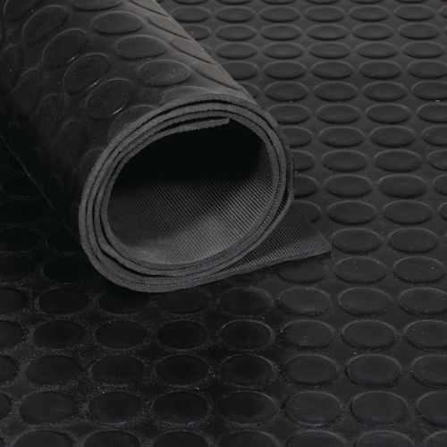 Gummimatte schwarz
